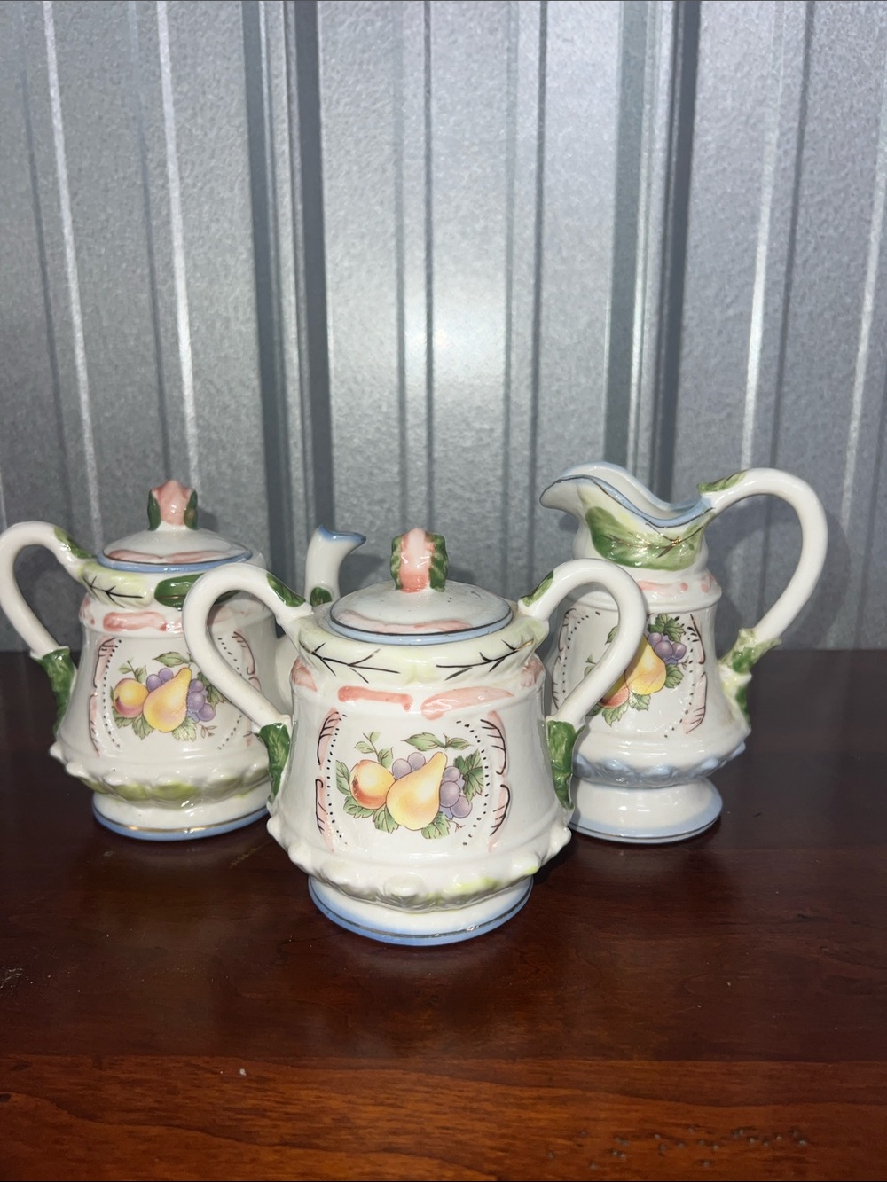 Ceramic Vintage Tea Pot Set